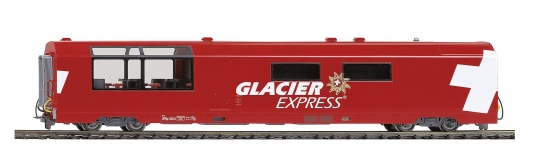 Bemo 3689132 - H0 - Servicewagen WRp 3832 (Glacier Express), RhB, Ep. VI